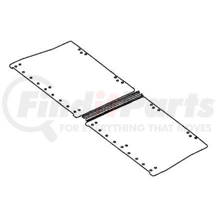 1DJ74XDHAA by CHRYSLER - Floor Panel - fits 2005 Chrysler Town & Country