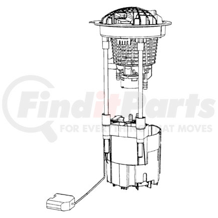 68027987AC by CHRYSLER - MODULE PACKAGE. Fuel Pump/Level Unit. Diagram 4