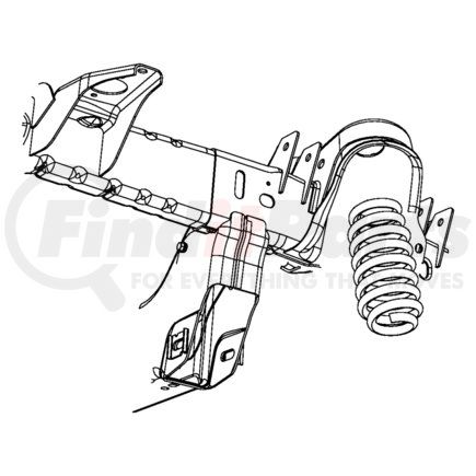55366476AB by CHRYSLER - SPRING. Front Coil. Diagram 6