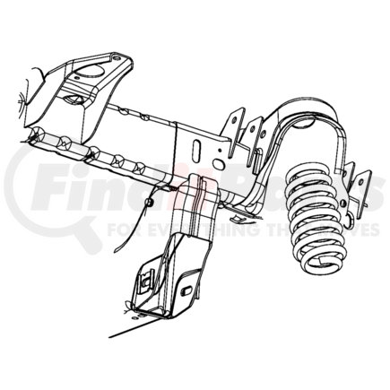 55366472AA by CHRYSLER - SPRING. Front Coil. Diagram 17
