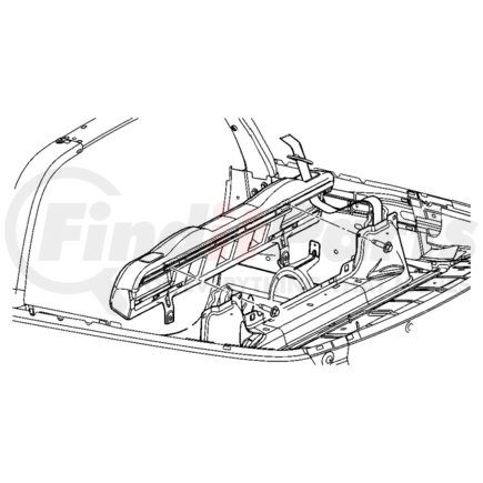 1CX47DK2AA by CHRYSLER - COVER. Seat Back Bolster. Diagram 6