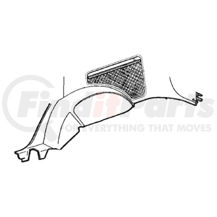 5FN731AZAB by CHRYSLER - Interior Quarter Panel Trim Panel - Passenger Side, Lower