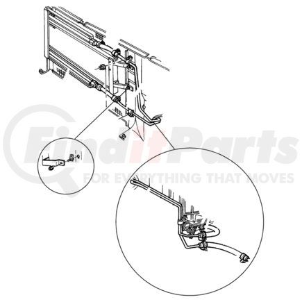 52029006AA by CHRYSLER - COOLER. Transmission Oil. Diagram