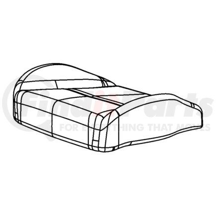 1HL721DBAA by CHRYSLER - COVER. Front Seat Cushion. Diagram 12