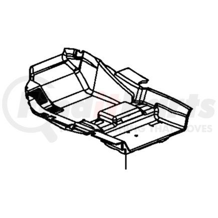 1DP54XDVAD by CHRYSLER - CARPET. Right. Front Floor. Diagram 1