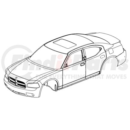 Chrysler 1MP67CA1AA Door Decal Door Decal - Front, fits 2008 Chrysler 300