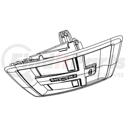 Chrysler 1CT58DW1AB Overhead Console Overhead Console - fits 2008-2012 Jeep Liberty