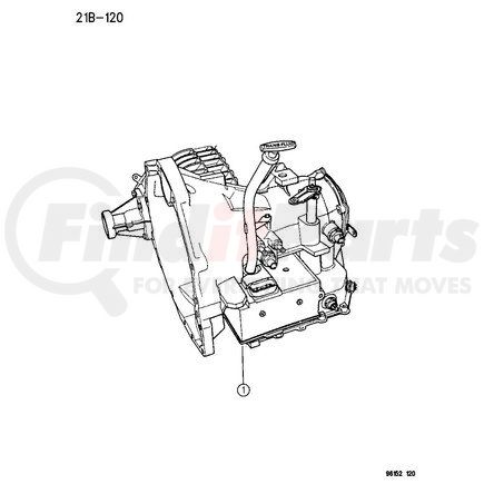 R4883033AF by CHRYSLER - TRANSAXLE PACKAGE. WITH TORQUE CONVERTER. Diagram 1