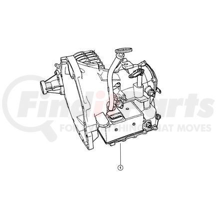 R4897859AG by CHRYSLER - TRANSAXLE PACKAGE. WITH TORQUE CONVERTER. Diagram 1