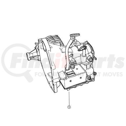 R5068269AG by CHRYSLER - TRANSAXLE PACKAGE. WITH TORQUE CONVERTER. Diagram 1