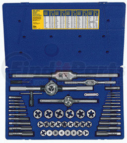 26394 by IRWIN HANSON - 53 Pc. Metric Tap & Die Set