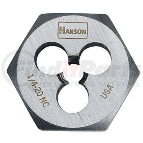 9420 by IRWIN HANSON - 1/4" - 20 NC Hexagon Machine Screw Die Carded