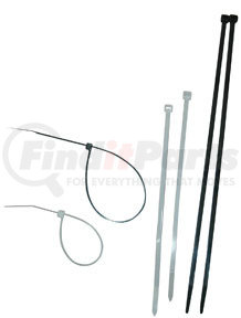 10418 by ATD TOOLS - 18" NYLON CABLE TIES NAT 25PC