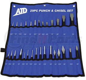 729 by ATD TOOLS - 29Pc Punch & Chisel Set