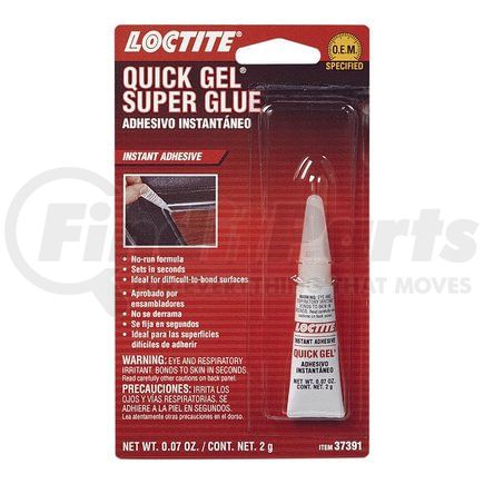 37391 by LOCTITE CORPORATION - Quick Gel Super Glue