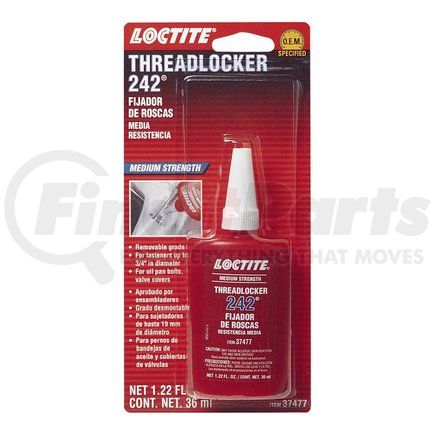 37477 by LOCTITE CORPORATION - Threadlocker 242 Medium Strength 36ml Bottle