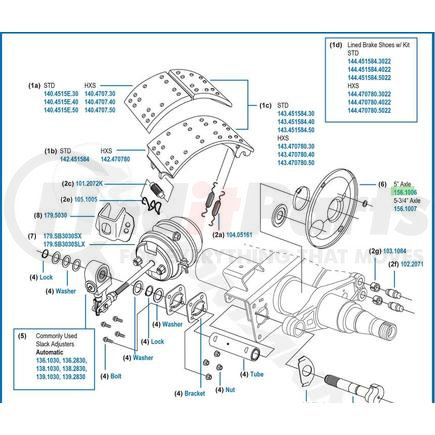 1561006 by AUTOMANN - Brake Dust Shield Hendrickson Trailer 18.438 in.