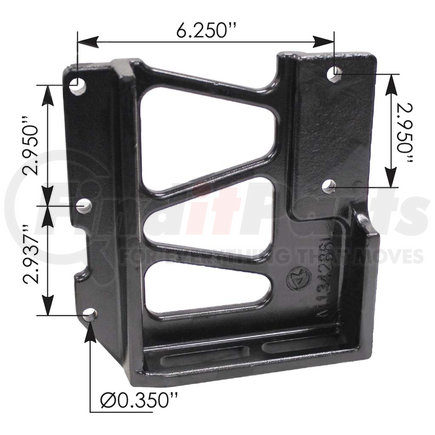 M134286L by AUTOMANN - Peterbilt Hood Pivot Bracket (Left)