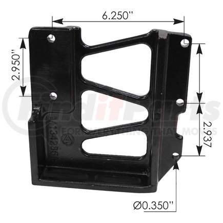 M134286R by AUTOMANN - Peterbilt Hood Pivot Bracket (Right)