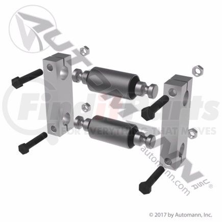 Automann MMS6201 Leaf Spring Shackle Leaf Spring Shackle, Mack Front Suspension Service Set with Mounting Hardware