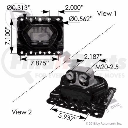 MV27031 by AUTOMANN - Volvo Motor Mount