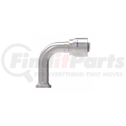 4S16FLB16 by EATON - Hose Fitting - Crimp, Permanent, 4Spiral, Core A, SAE Code 61 Flange, 90° Elbow