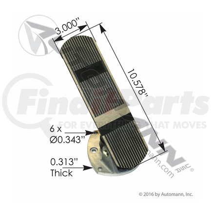 170.SN4017A by AUTOMANN - Foot Valve Treadle Assembly