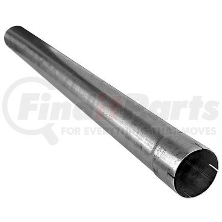 54985 by ANSA - 60" Aluminized Square-Cut Stack Pipe - 5" OD