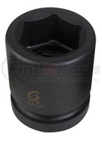 538 by SUNEX TOOLS - 1" Drive Standard 6 Point Impact Socket 1-3/16"