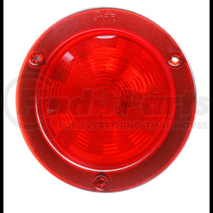 54582 by GROTE - SuperNova 4" NexGen LED S/T/T, Red, Hard Wire, Gasketed Flanged