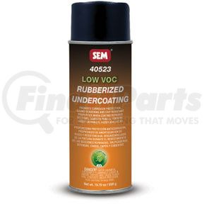 40523 by SEM PRODUCTS - Low VOC Rubberized Undercoating