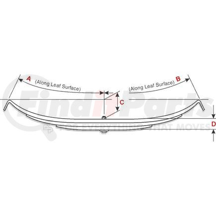 TRA-2727HD by DAYTON PARTS - Leaf Spring