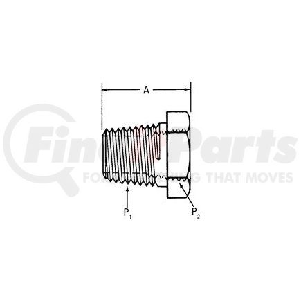 2081-16-4S by WEATHERHEAD - Aeroquip Adapter - Adaptor MP x FP BUSH