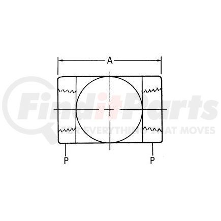 2096-20S by WEATHERHEAD - Adapter - Adaptor FP x FP Socket