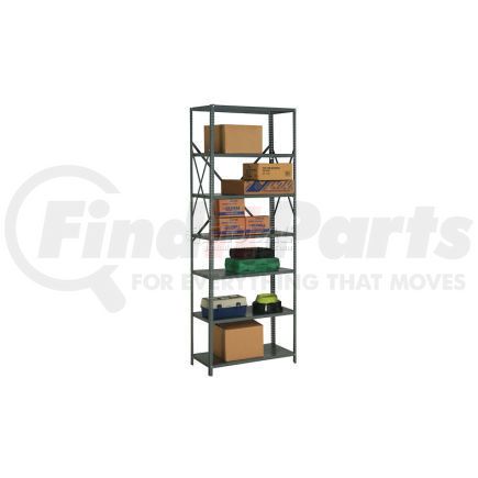 562245A by GLOBAL INDUSTRIAL - Global Industrial&#8482; Steel Shelving 18 Ga 48"Wx30"Dx97"H Open Clip Style 7 Shelf