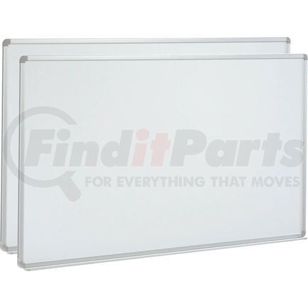 B880012PK by GLOBAL INDUSTRIAL - Global Industrial&#8482; Magnetic Whiteboard - 72 x 48 - Steel Surface - Aluminum Frame - Pack of 2
