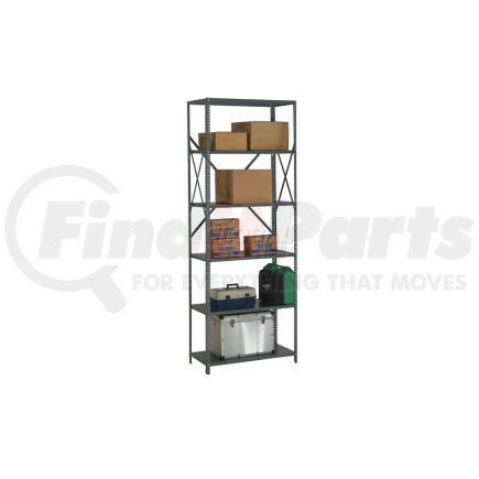 562230A by GLOBAL INDUSTRIAL - Global Industrial&#8482; Steel Shelving 18 Ga 36"Wx12"Dx97"H Open Clip Style 6 Shelf