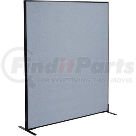 238640FBL by GLOBAL INDUSTRIAL - Interion&#174; Freestanding Office Partition Panel, 60-1/4"W x 72"H, Blue