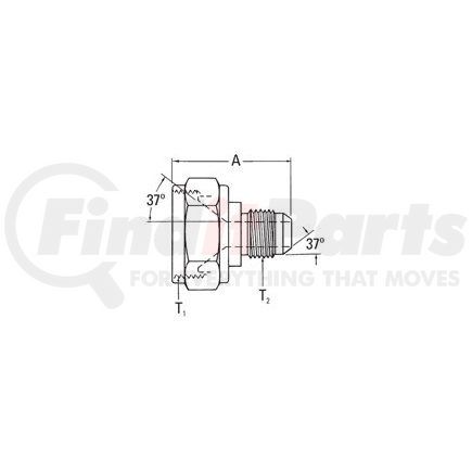 221501-10-6S by AEROQUIP - Adapter - Adaptor FJ x MJ