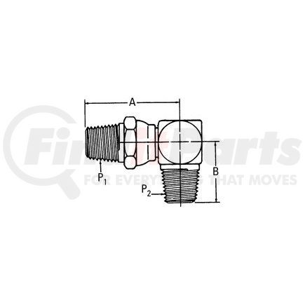 2251-6-6S by WEATHERHEAD - Adapter - Adapter NPTF/SM