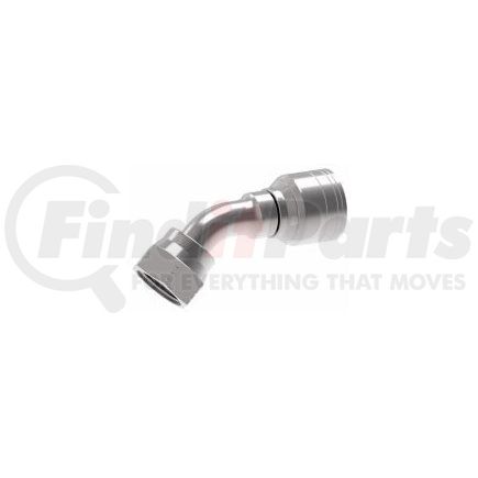 24706N-484 by WEATHERHEAD - Eaton Weatherhead 247 N series Field Attachable Hose Fittings SAE 45 Female Swivel 45 Elbow