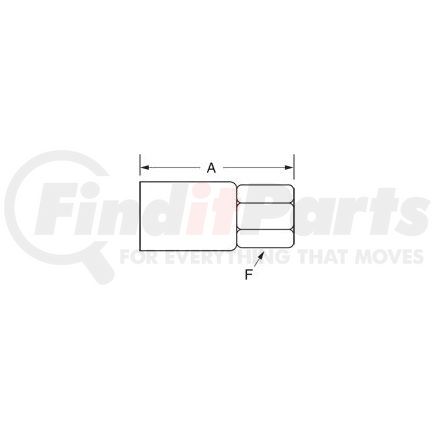 26506P-202 by WEATHERHEAD - Eaton Weatherhead 265 P Series Crimp Hose Fittings Female Pipe Rigid