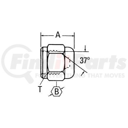 210292-8S by WEATHERHEAD - Adapter - Hose Fitting