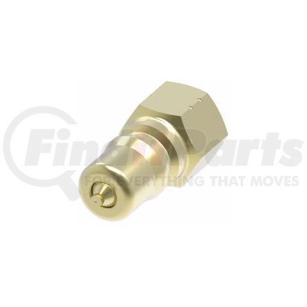 B1K11118 by WEATHERHEAD - Hansen and Gromelle Quick Disconnect Coupling - 1/8inF.P.T. Brass Plug Neoprene