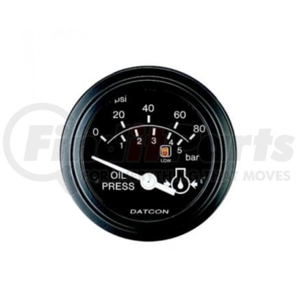 108174 by DATCON INSTRUMENT CO. - Datcon - Smart 2001 Oil Pressure Gauge 0-100 PSI Black - 108174