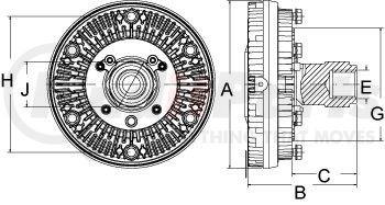 9902016 by HORTON - Engine Cooling Fan Clutch