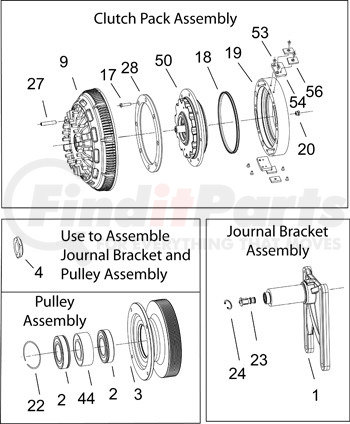 994975 by HORTON - Engine Cooling Fan Clutch Bracket