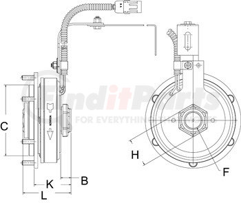 996044 by HORTON - EC450 Fan Clutch