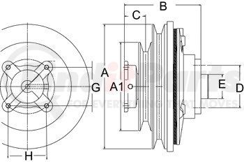 991145 by HORTON - Engine Cooling Fan Clutch