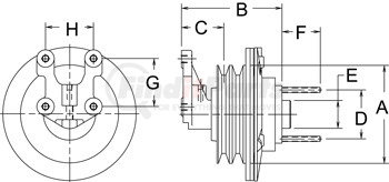 791112 by HORTON - Engine Cooling Fan Clutch